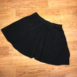 High-waisted A-line skirt